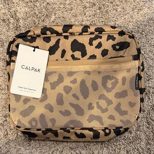 Calpak Animal Print Tech Organizer